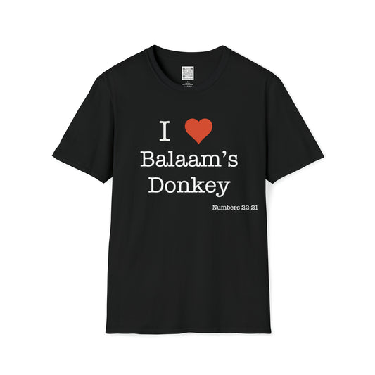 I Heart Balaam's Donkey softstyle T-shirt
